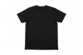 Black t-shirt on white background